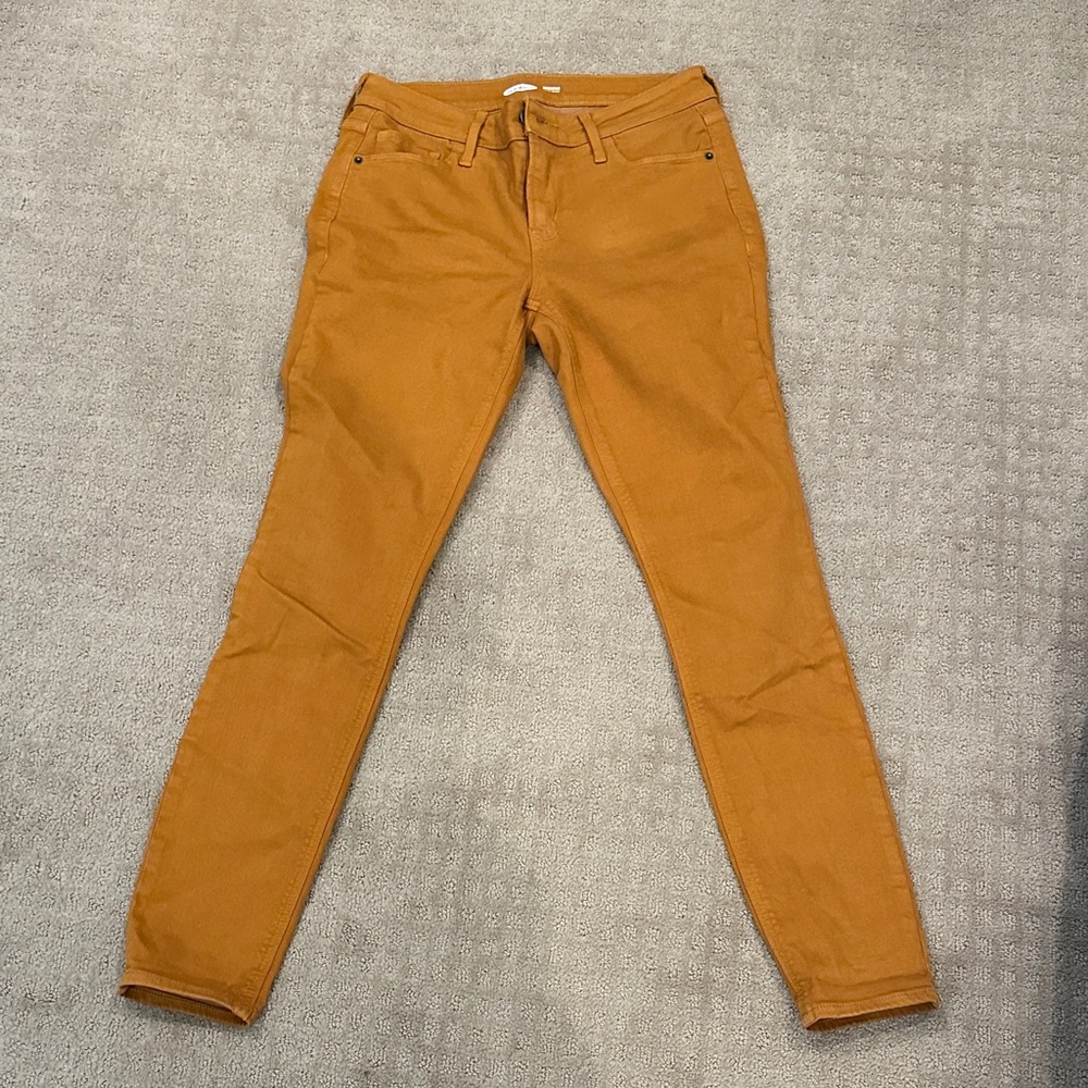 Old Navy Women's Mustard Skinny Jeans